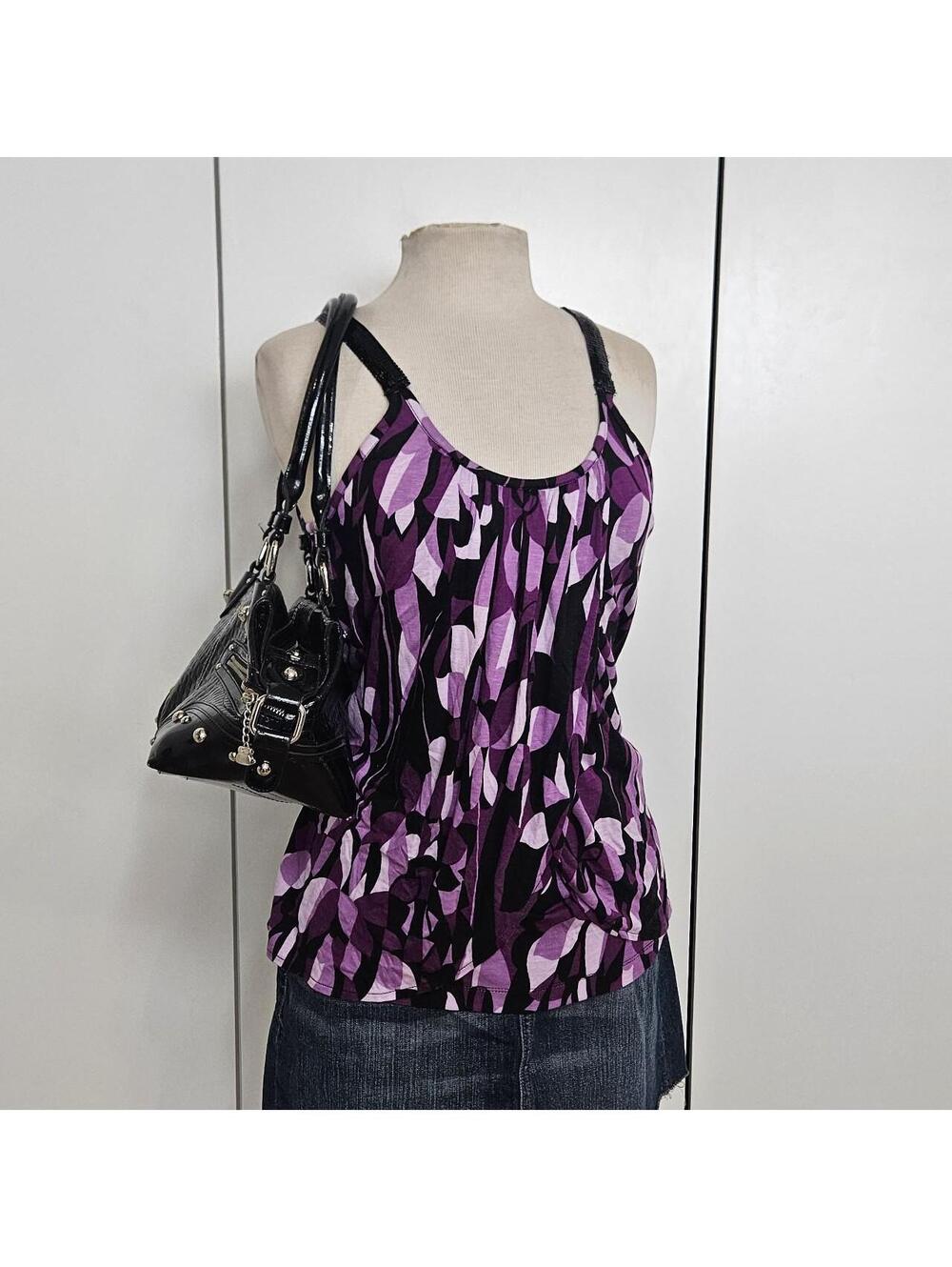 NWT Y2K Style Black Bling Elle Medium